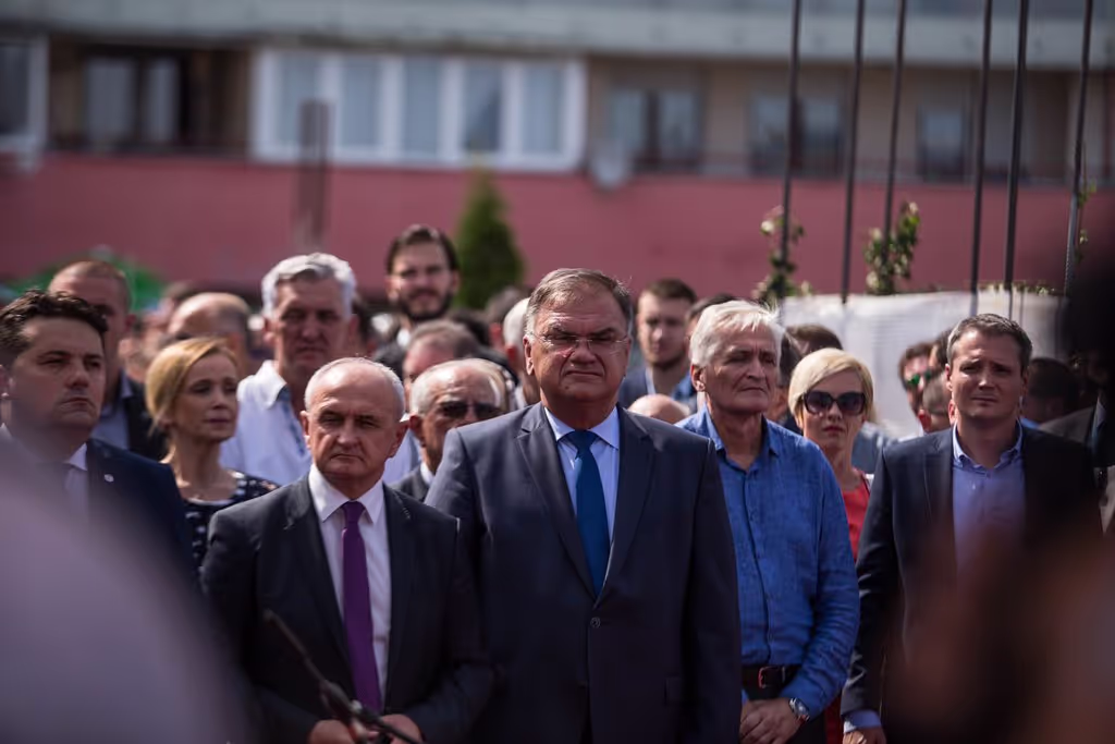 Младен Иванић присуствовао је освештању темеља Српско-руског храмa у Бањалуци