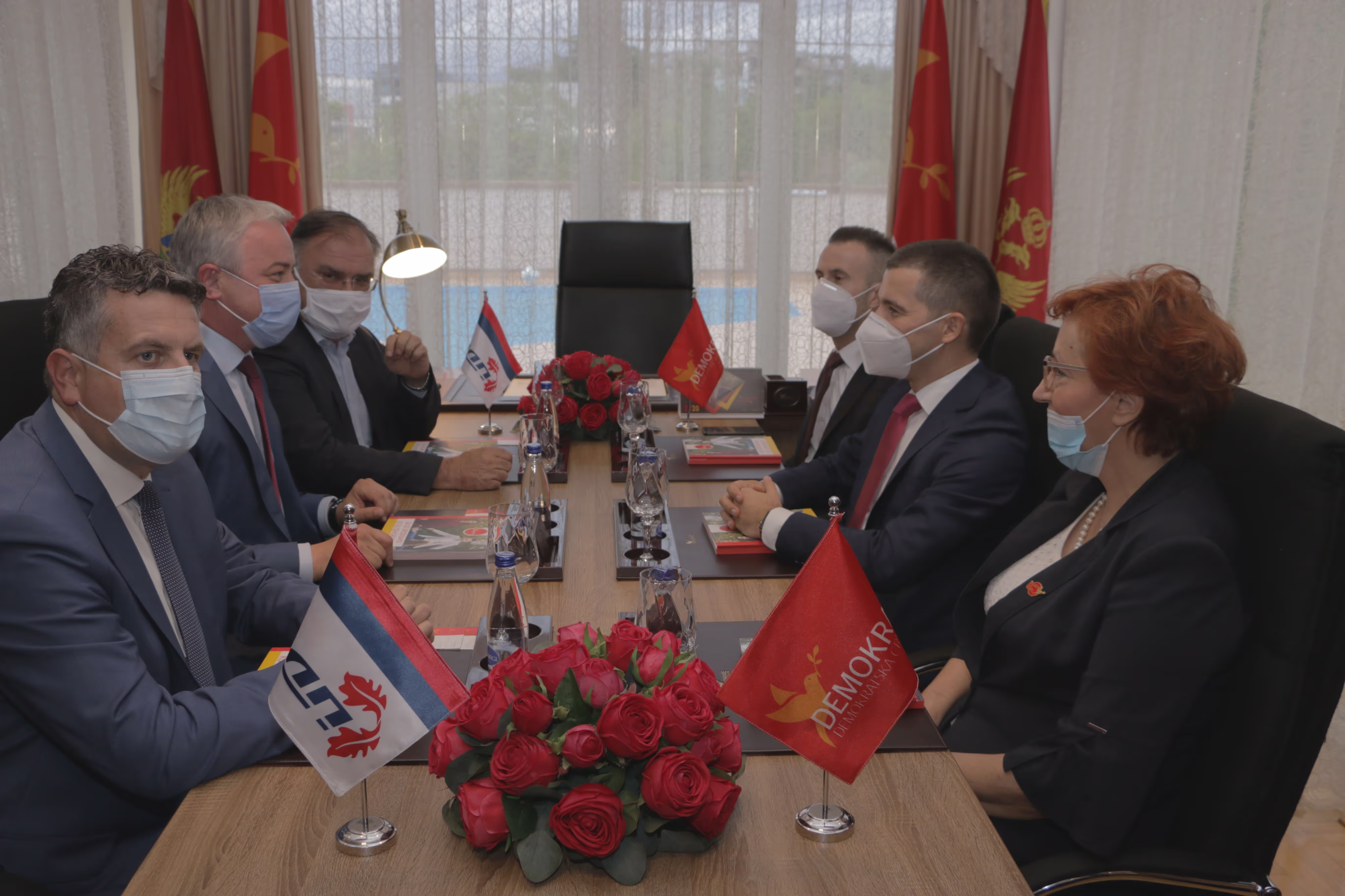 Састанак делегација ПДП -Демократска Црна Гора у Подгорици