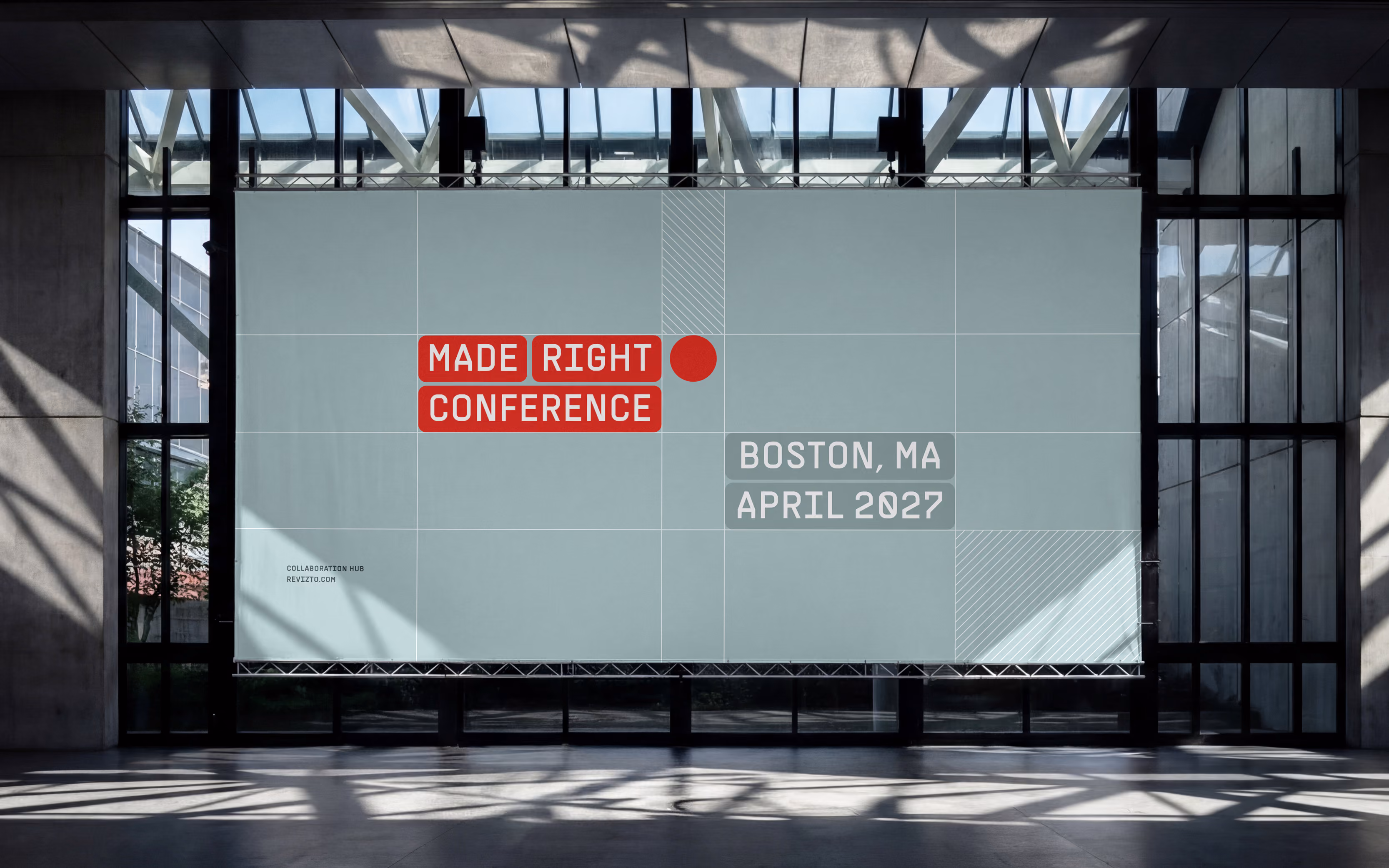 Revizto poster, conference.