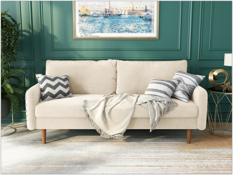 Cococon - 70" Sofa - Cream