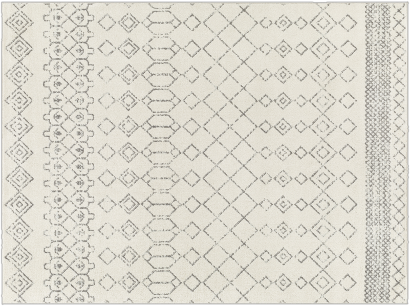 Skyla - Performance 9x12 Rug - Cream and Gray