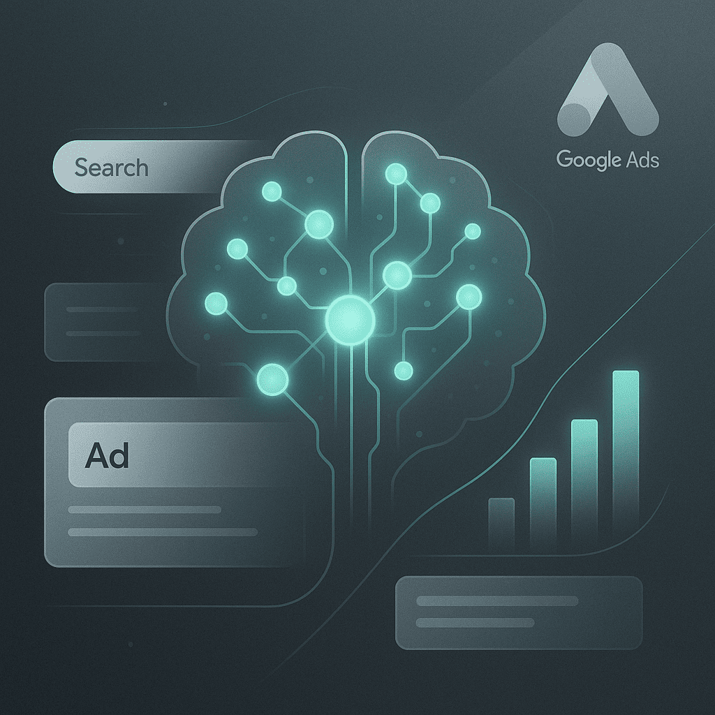 Paid search campaign data, illustrating how AI is changing Google Ads