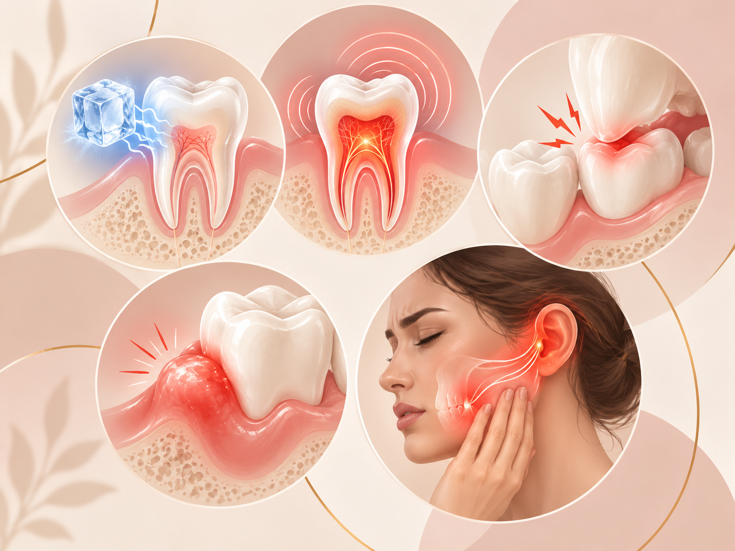 Tipos mais comuns de dor no dente