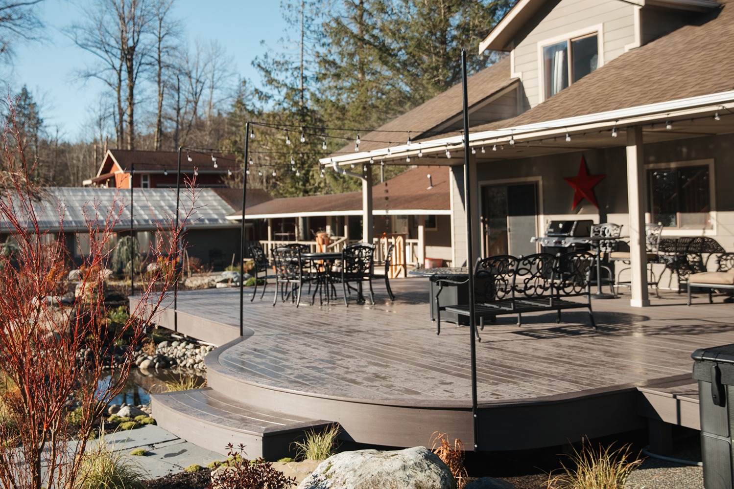 Custom Outdoor Living Space – North Bend After