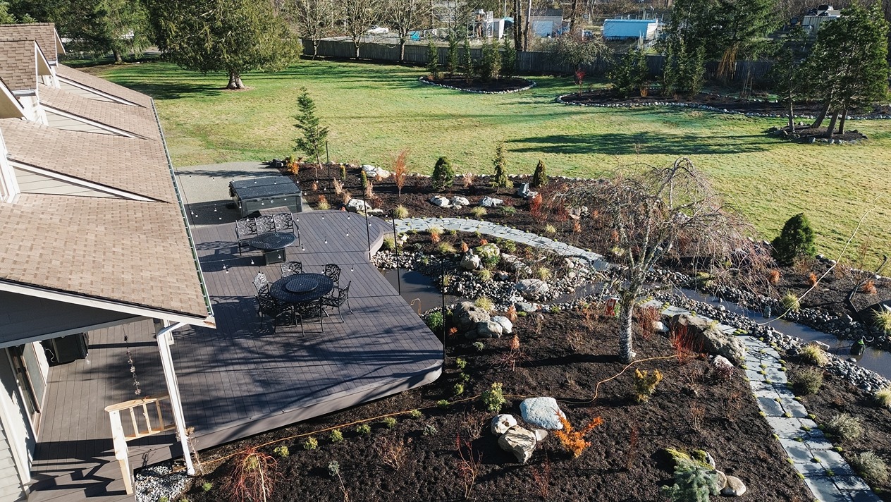 Custom Outdoor Living Space – North Bend After