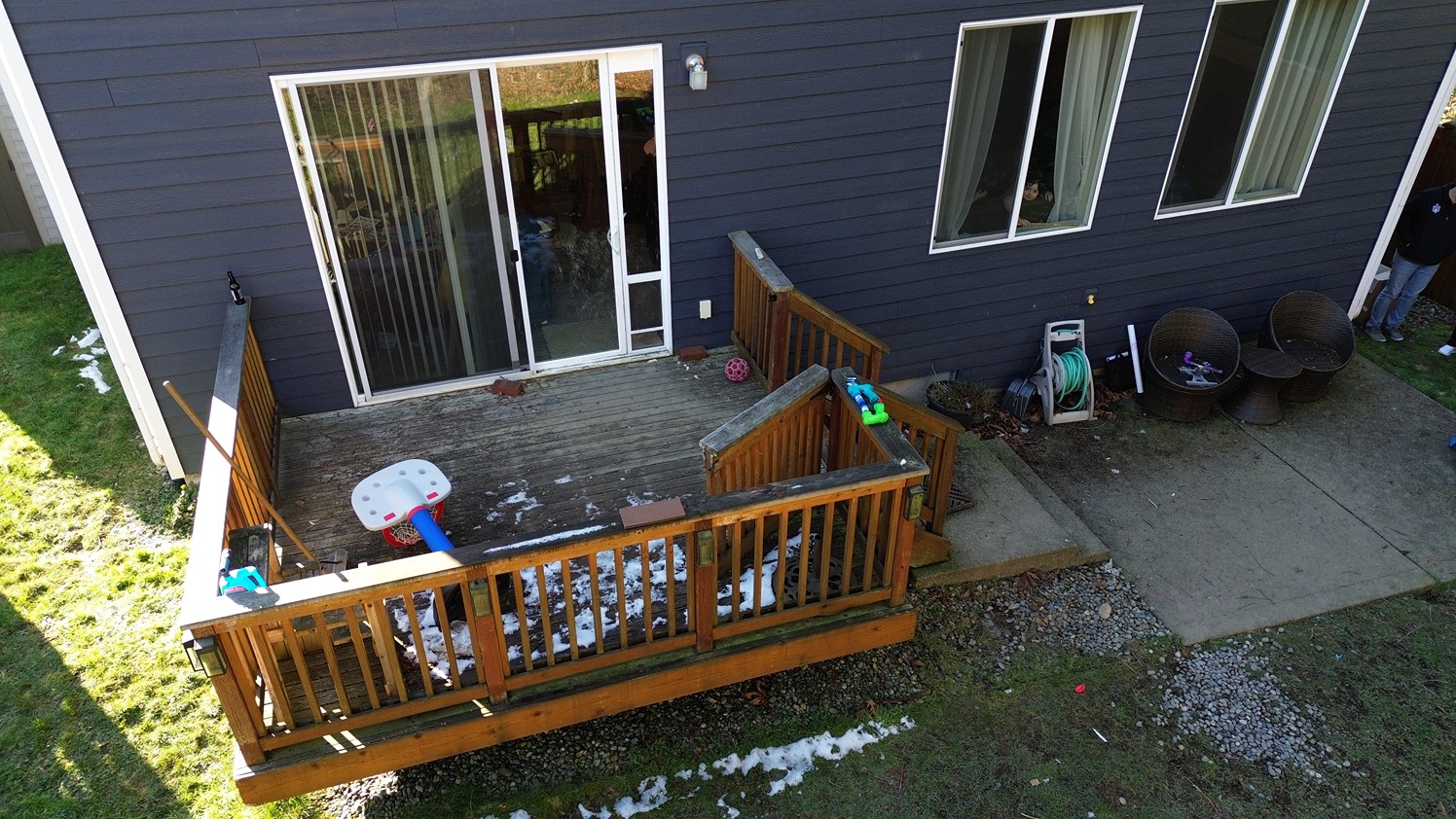 Premium Deck Construction – Lake Stevens Before