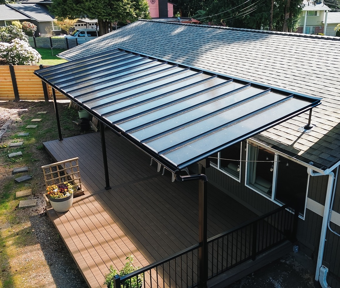 Elevated Outdoor Living with Custom Cover Lynnwood 