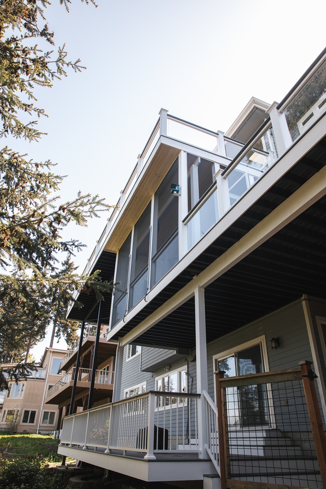 Custom 3-Story Steel Deck in Mukilteo