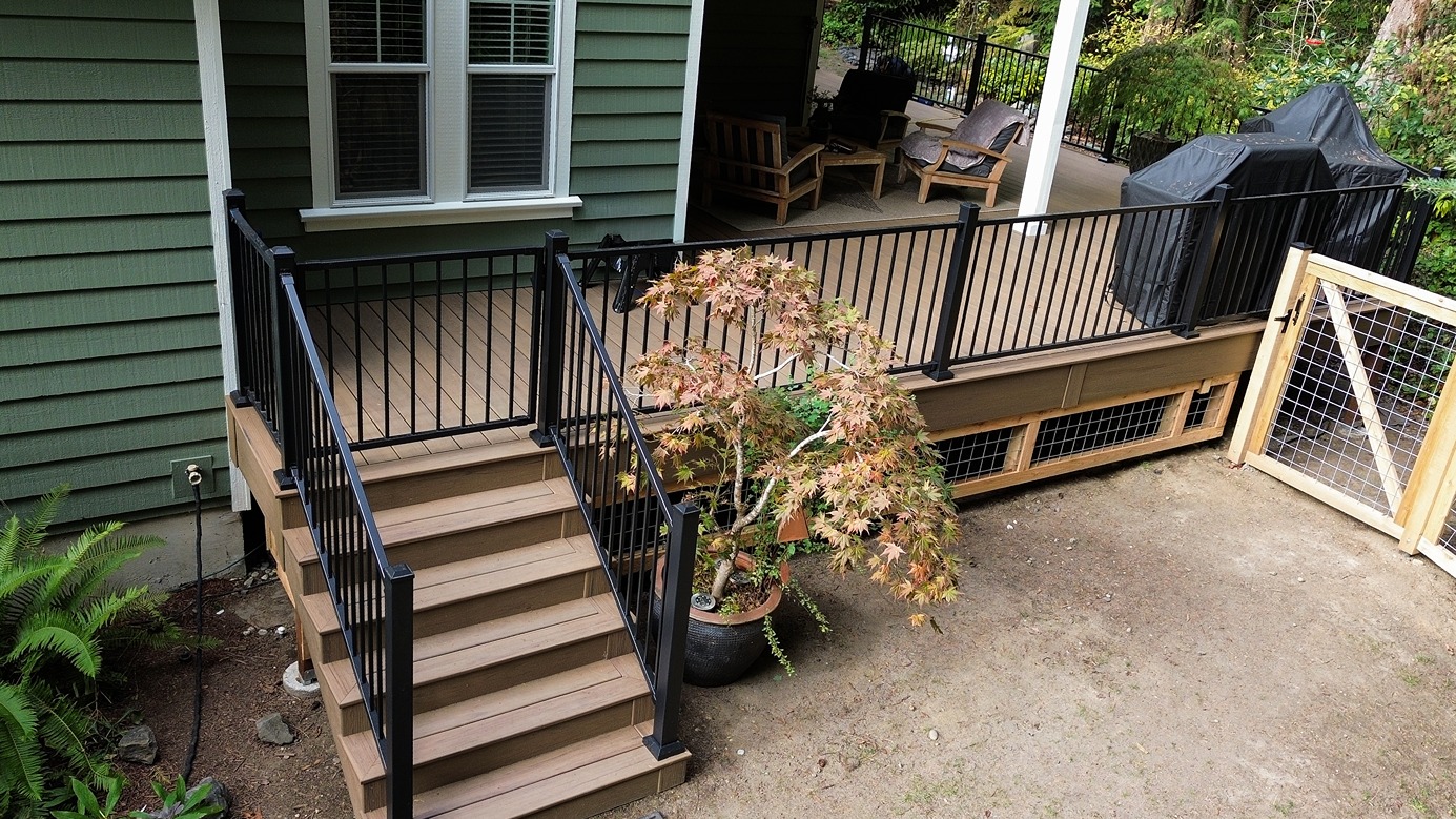 Custom Deck Extension Camano After