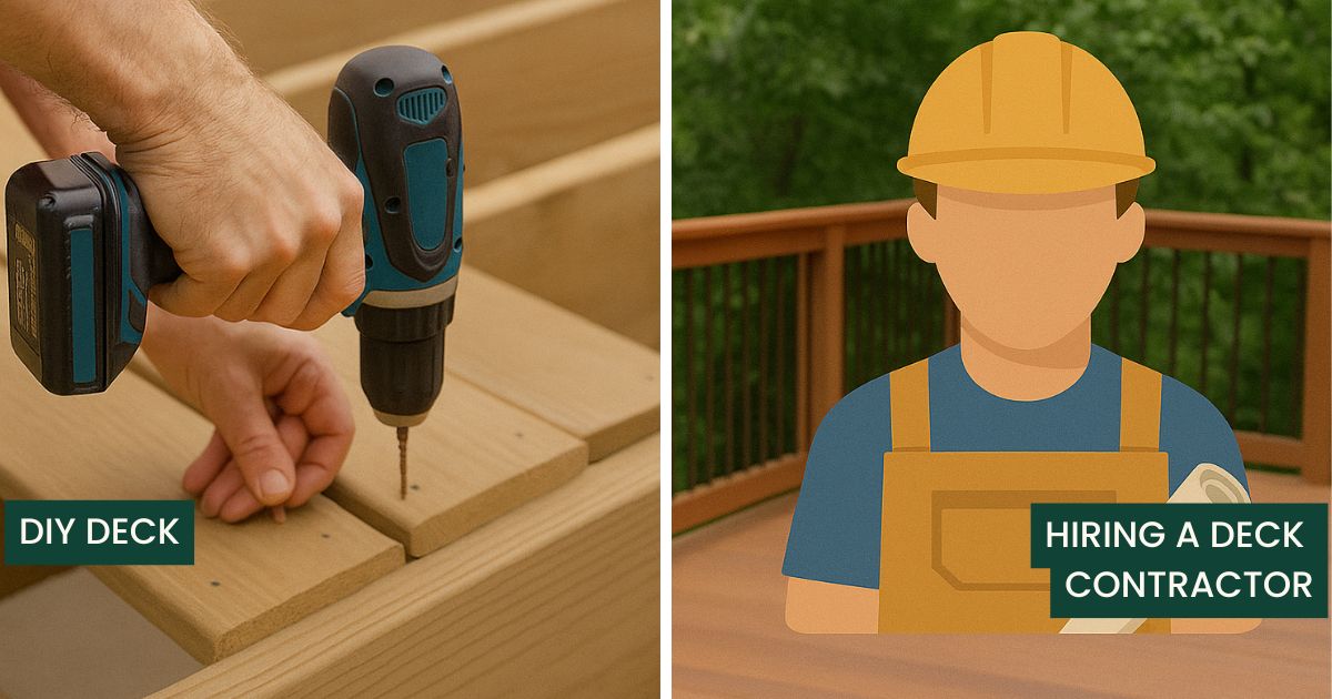 DIY Deck vs Hiring a Contractor