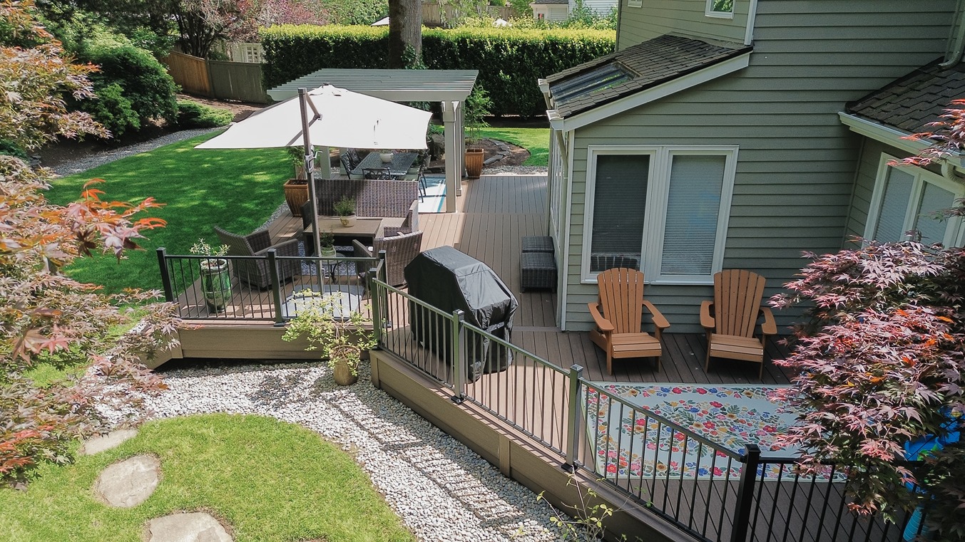 Full Woodinville Deck Redesign Personalized Transformation After
