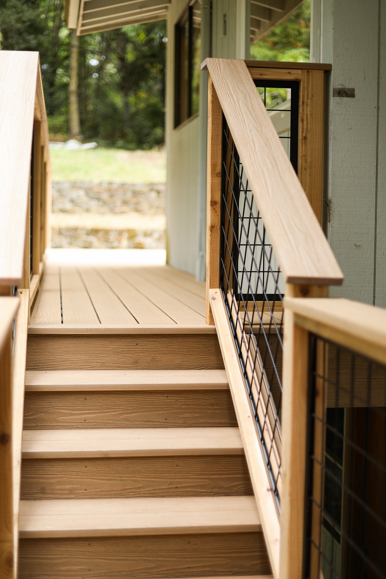 Full Camano Hillside Deck Rebuild After