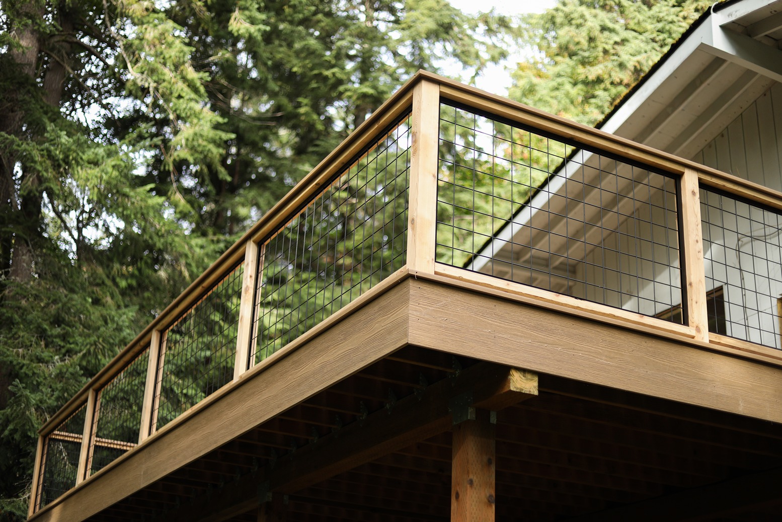 Full Camano Hillside Deck Rebuild After