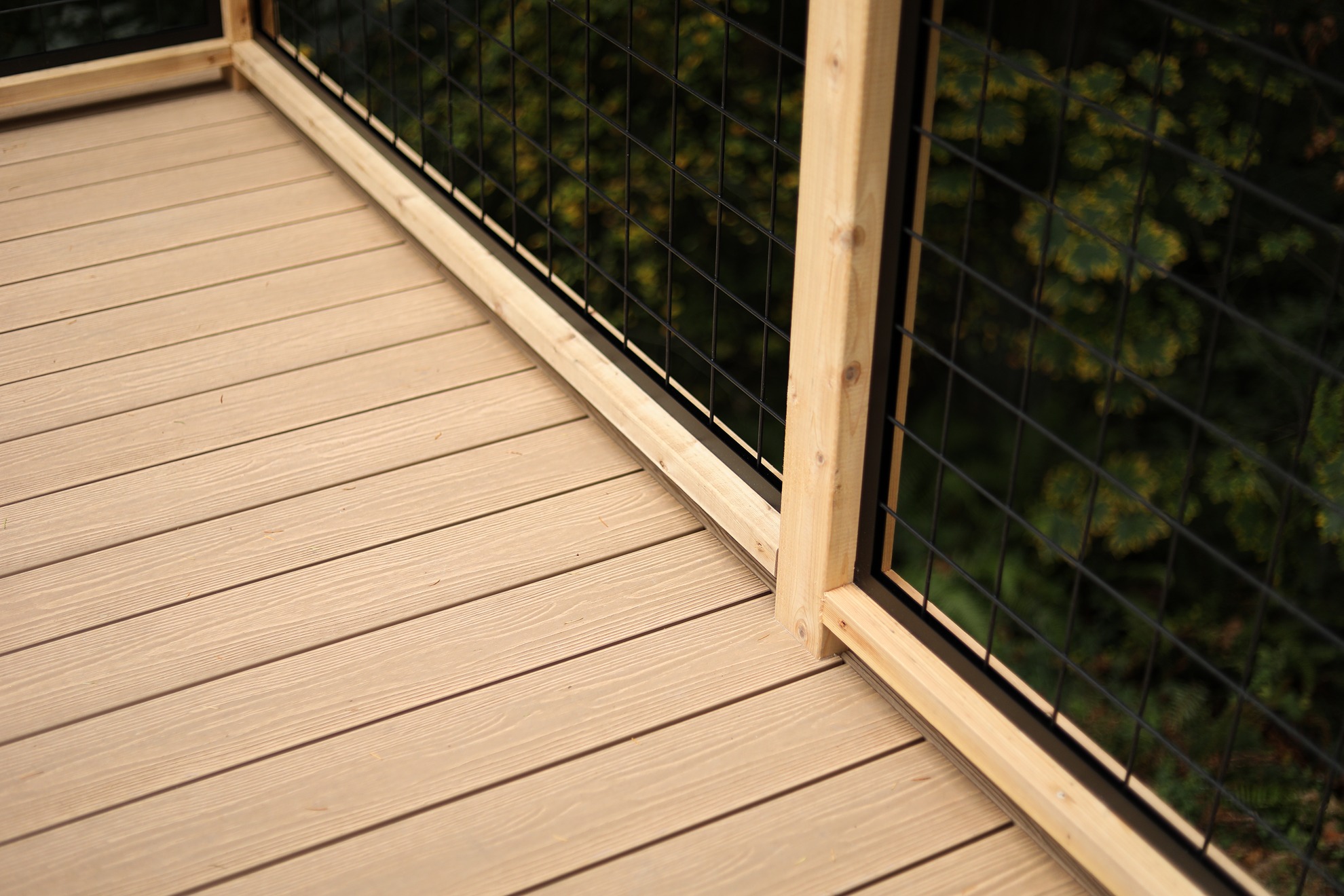 Full Camano Hillside Deck Rebuild After