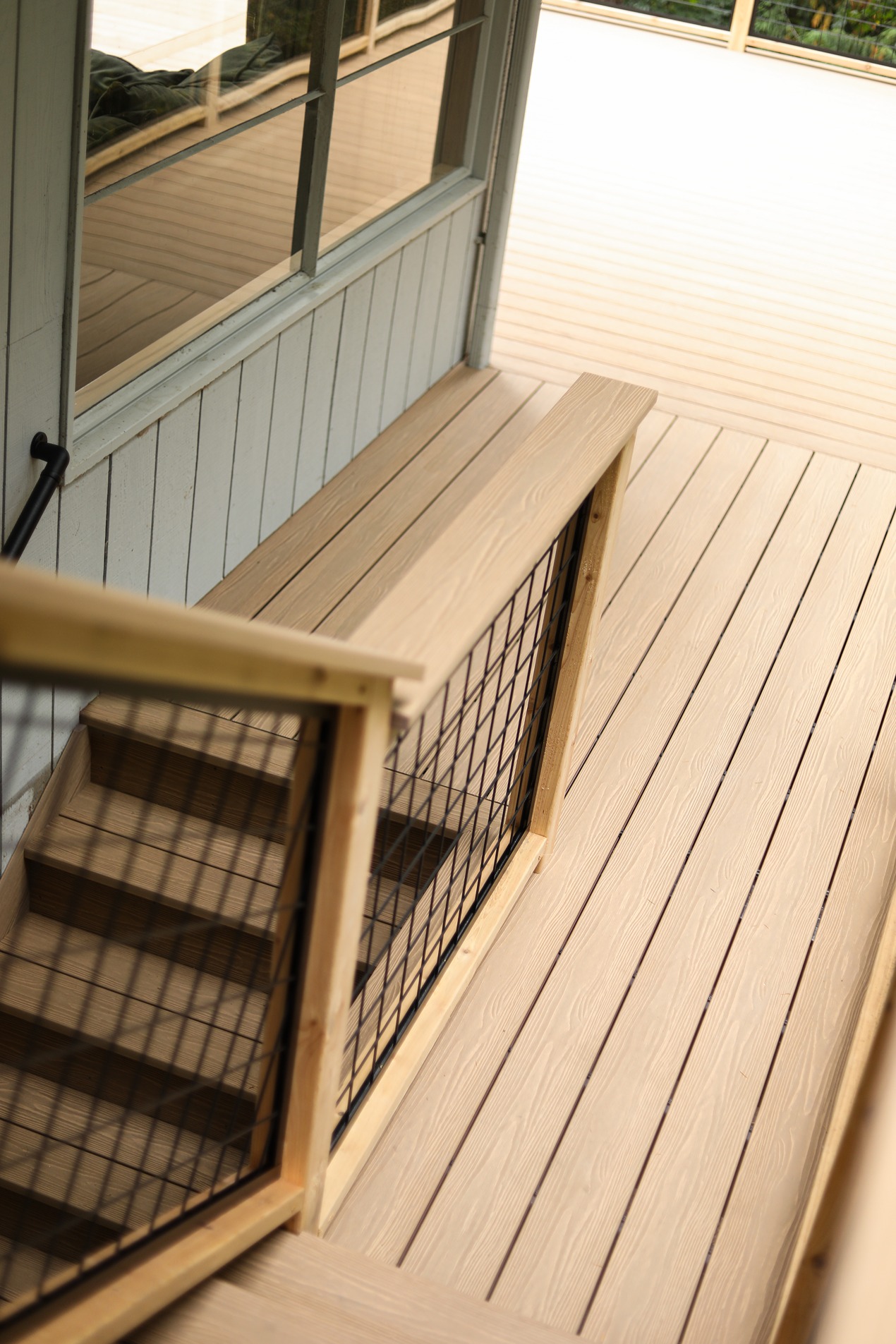 Full Camano Hillside Deck Rebuild After