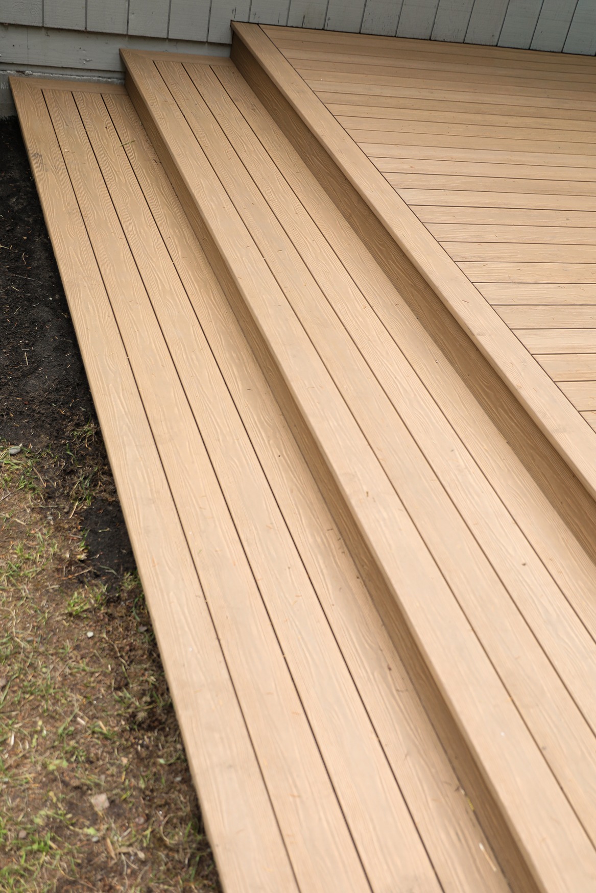 Full Camano Hillside Deck Rebuild After