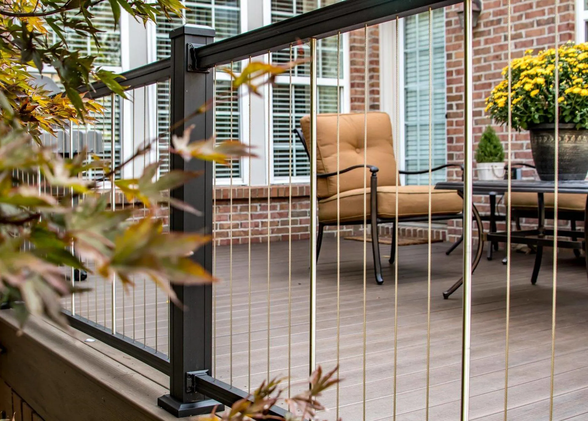 vertical cable railings