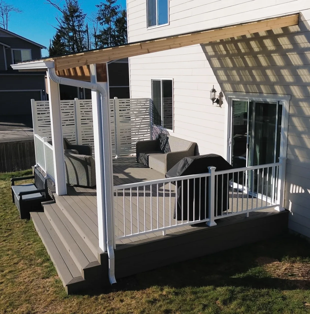 Modern Backyard Transformation in Arlington