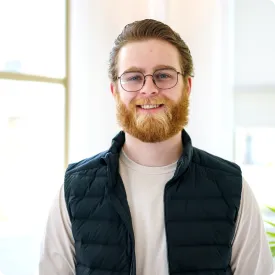 Man smiling