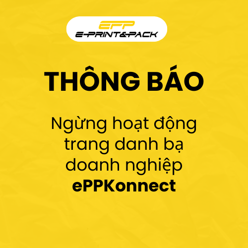 THÔNG BÁO NGƯNG HOẠT ĐỘNG NỀN TẢNG EPPKONNECT