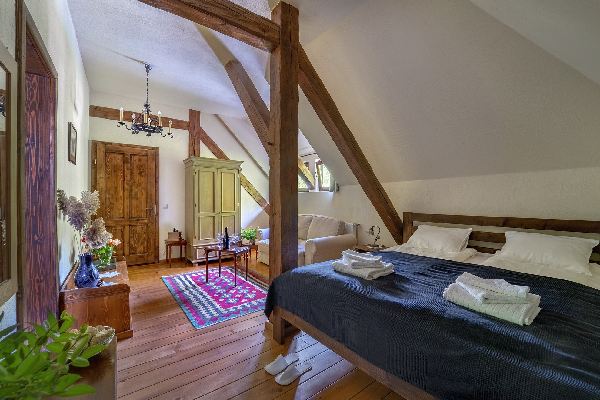 Camera numărul unu a conacului Gaál din Dalnic.