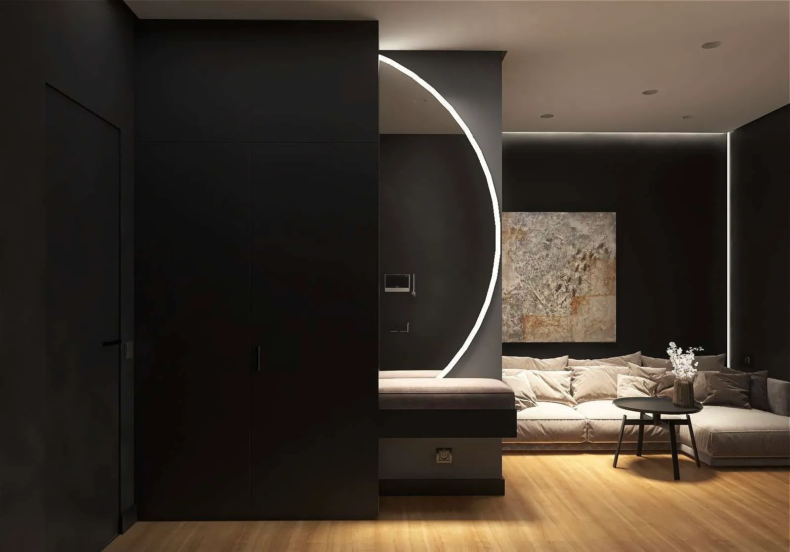 сучасний дизайн спальні від Flexibud