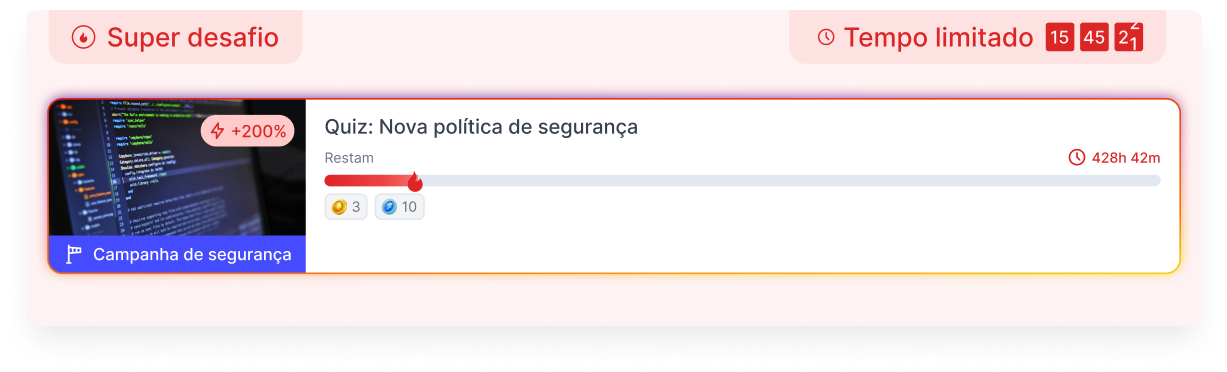 Prévia real do Figma: Super desafio com quiz cronometrado