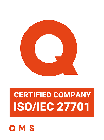 Selo QMS Certified Company ISO/IEC 27701