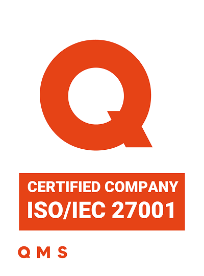 Selo QMS Certified Company ISO/IEC 27001