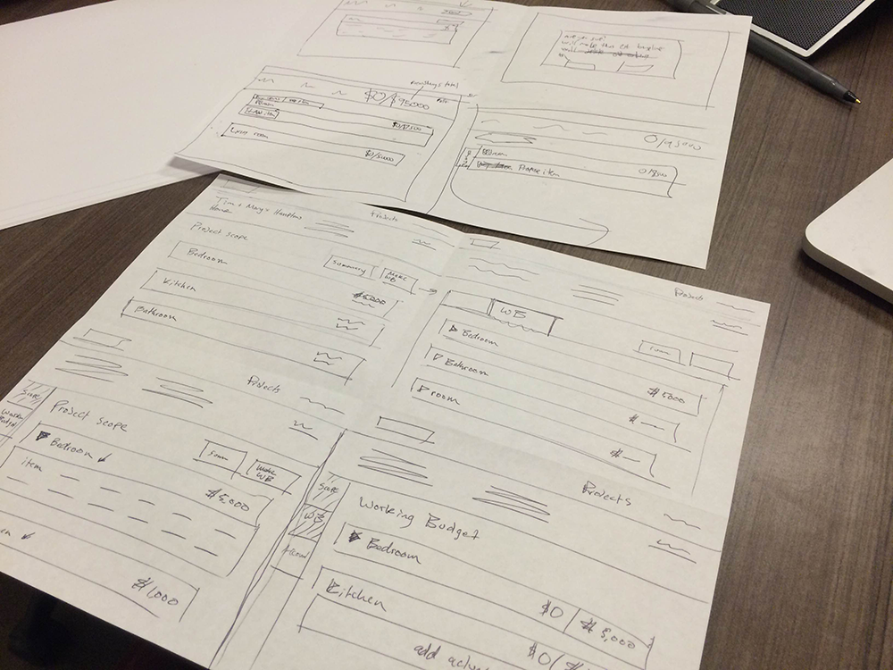 photo of wireframes