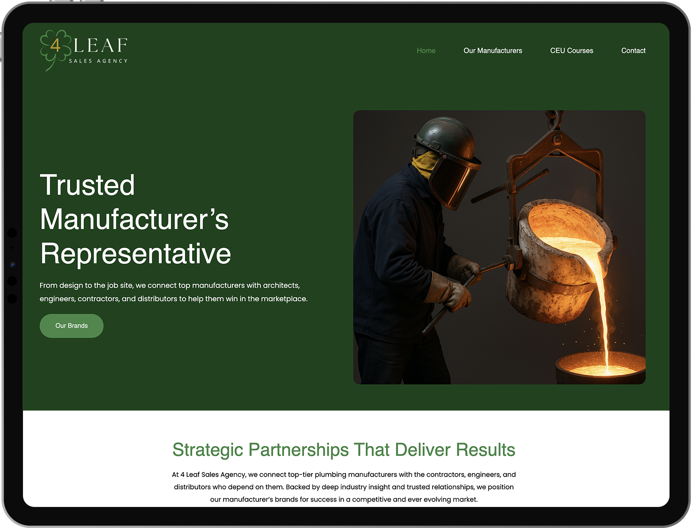 Evoke Health Landing Page