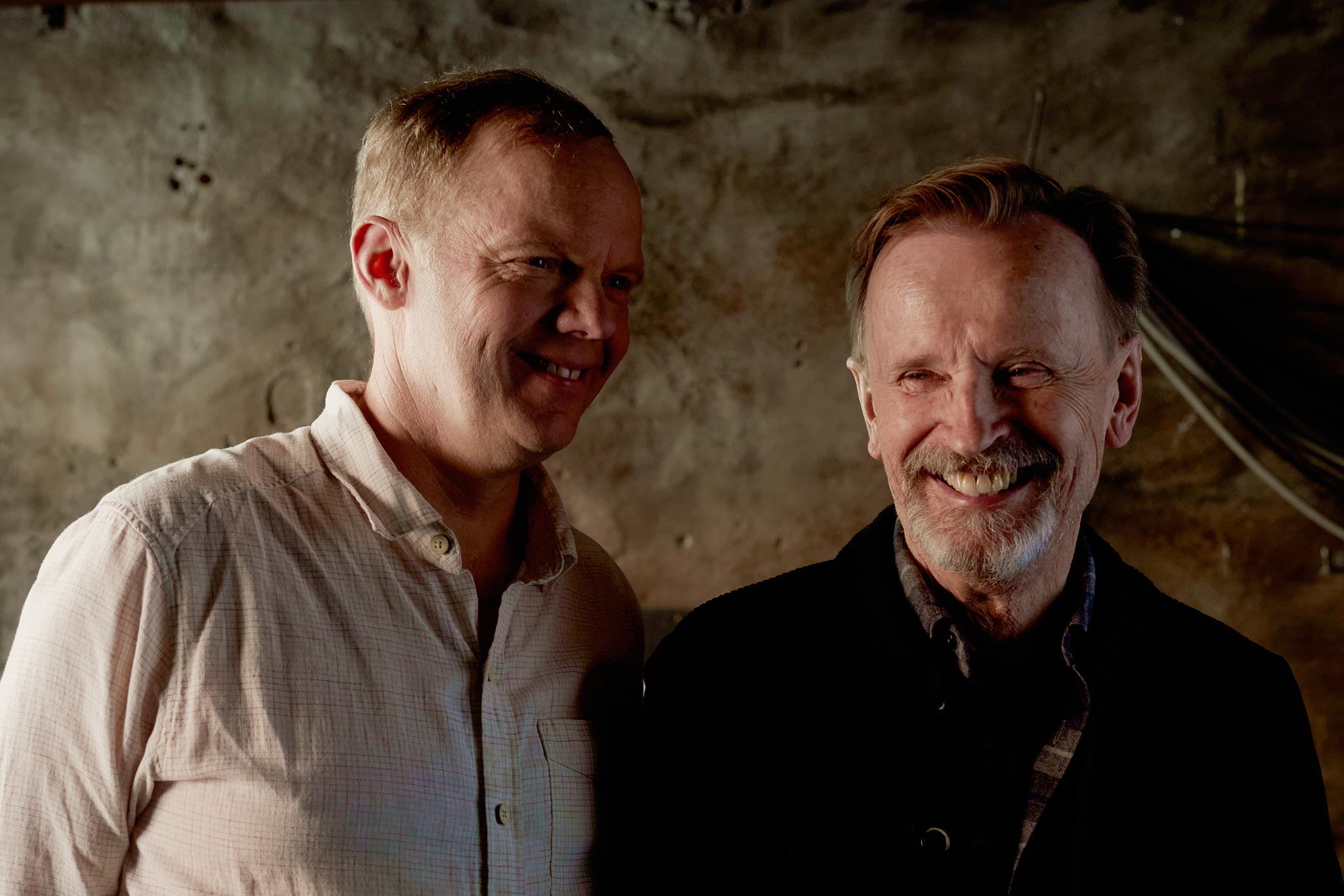 Olof Wretling och Johan Ulveson i Becketts "Slutspel" på Orionteatern