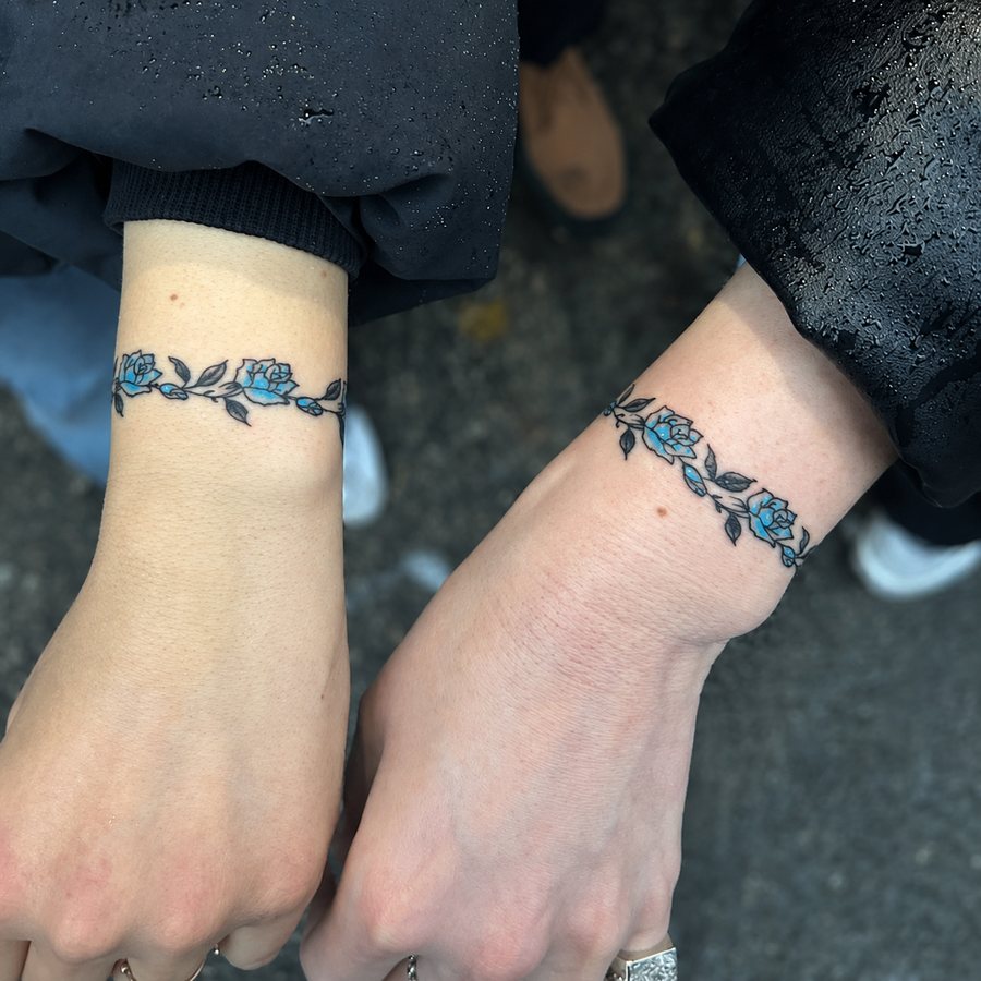 Black-and-butterfly tattoo