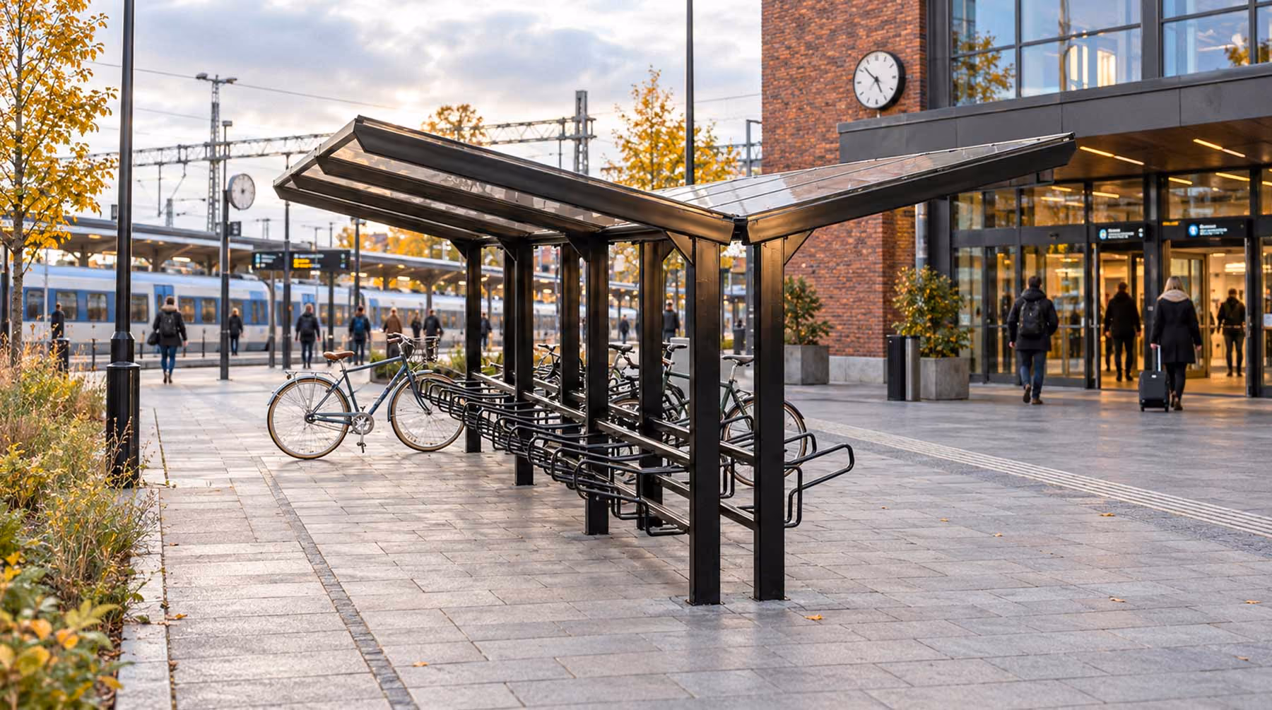 VAKTA - Modulärt Väderskydd för Cykelparkering