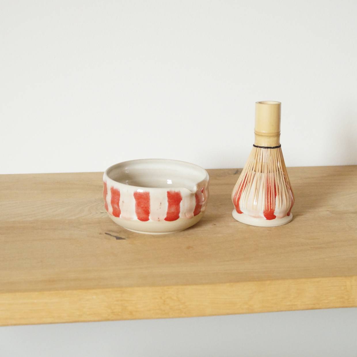 Matcha Set in rosa/rot