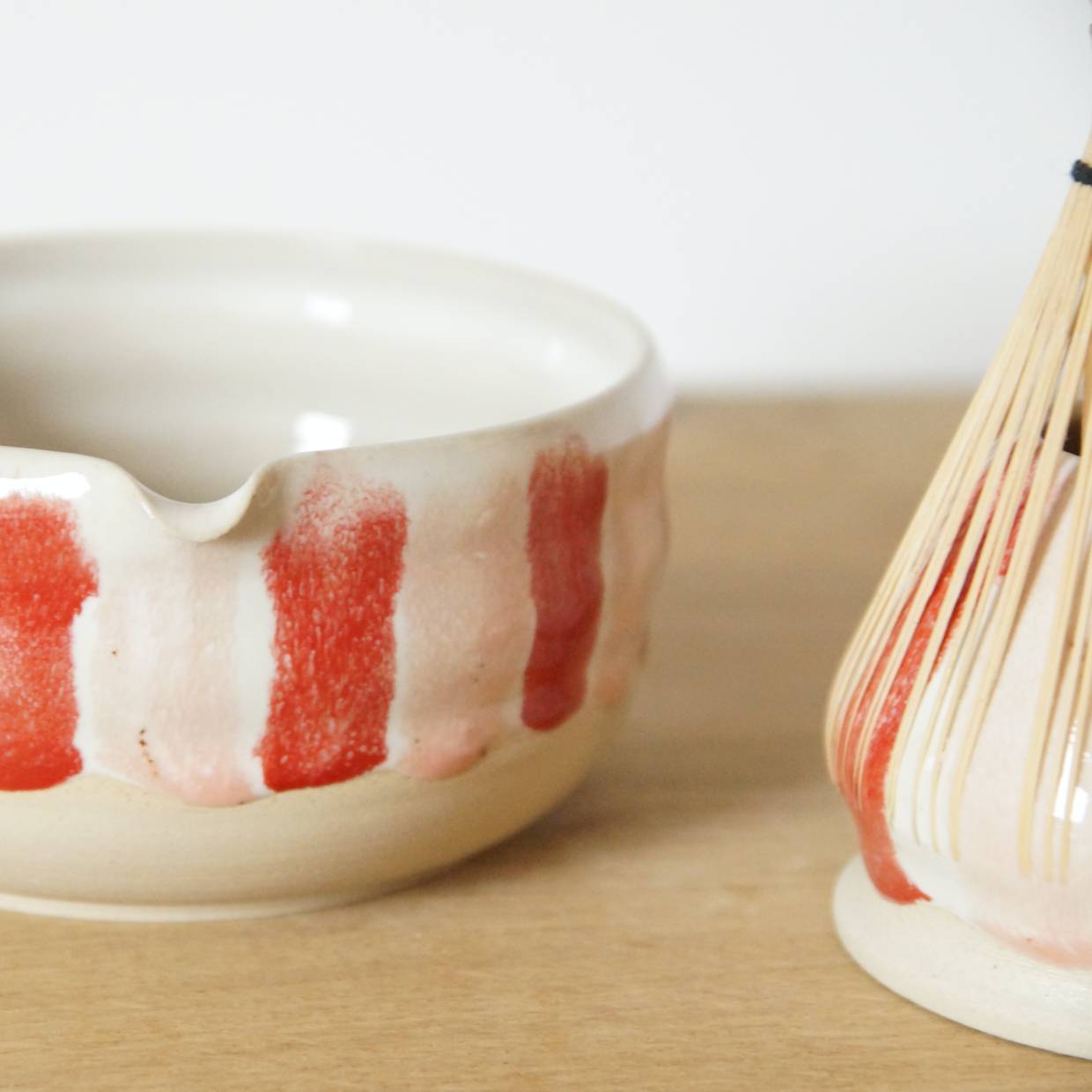Matcha Set in rosa/rot