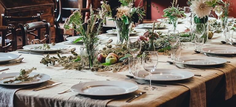 preparing to pack a fine China collection 