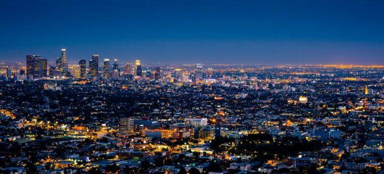 city during the night