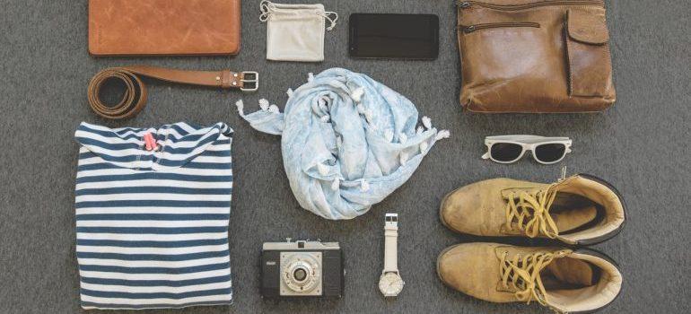 Shoes and clothes necessary to start your movingday