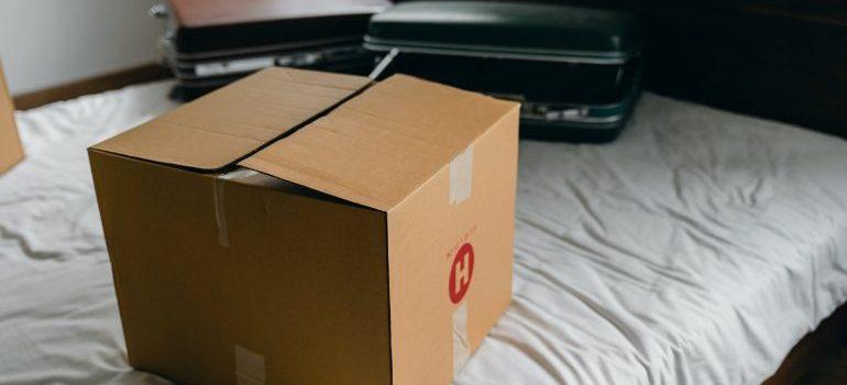 boxes and suitcases for moving