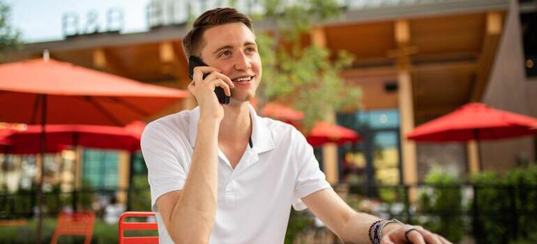 staying in touch after a long distance move to NYC from CA by calling people