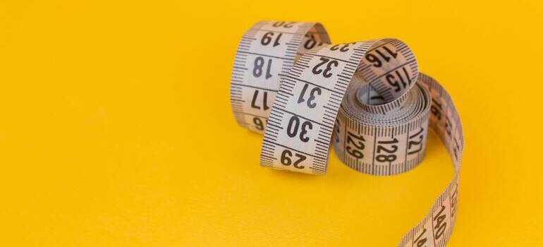 white measuring tape