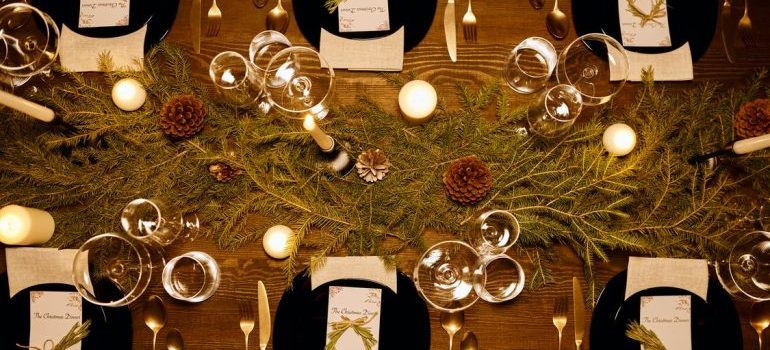 Christmas table