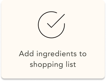 add ingredients to shopping list