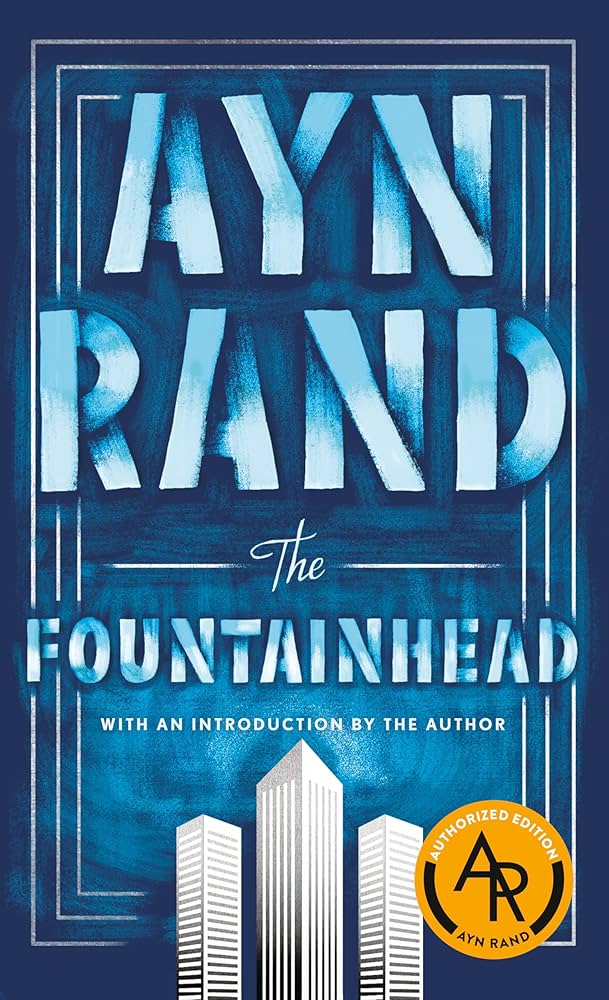Book cover of The Fountainhead by Ayn Rand