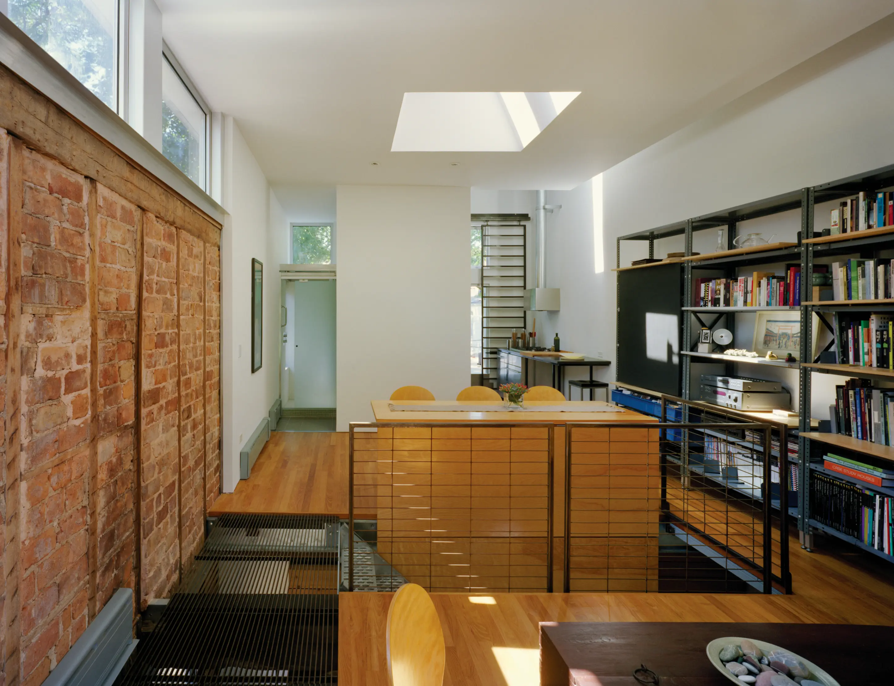 SlotHouse exterior with maple tree