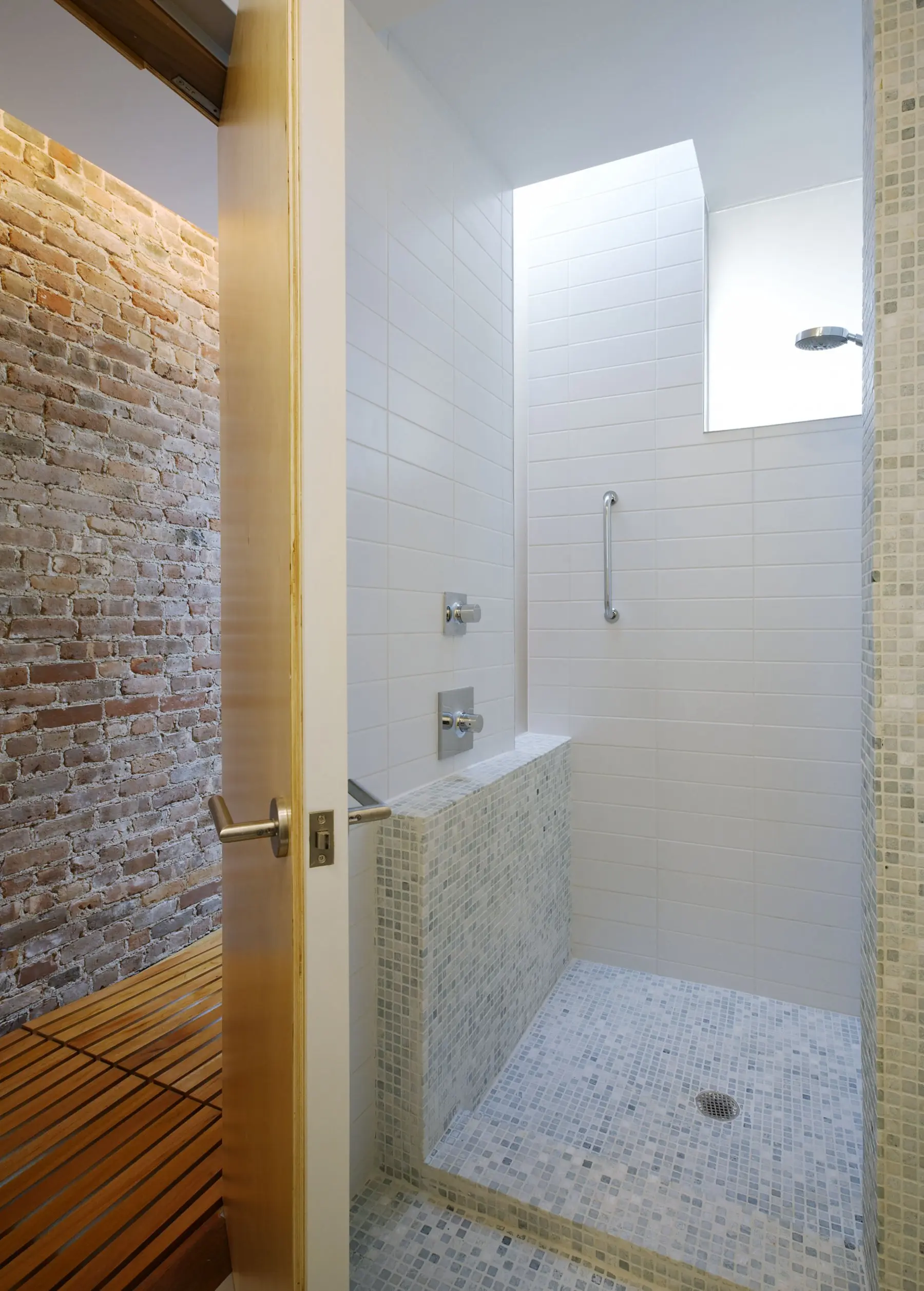 Bathroom with skylights