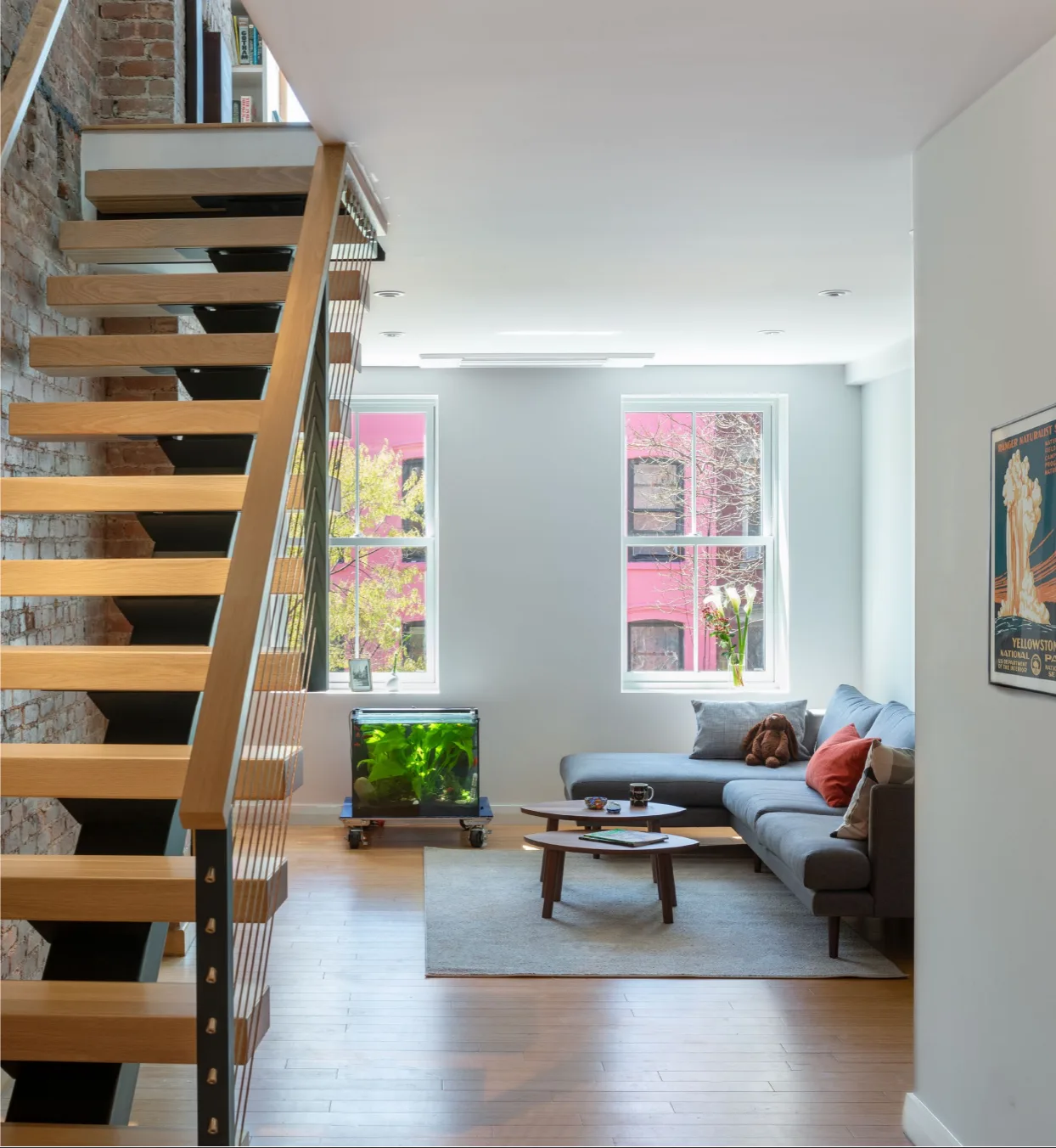 Black architectural elements