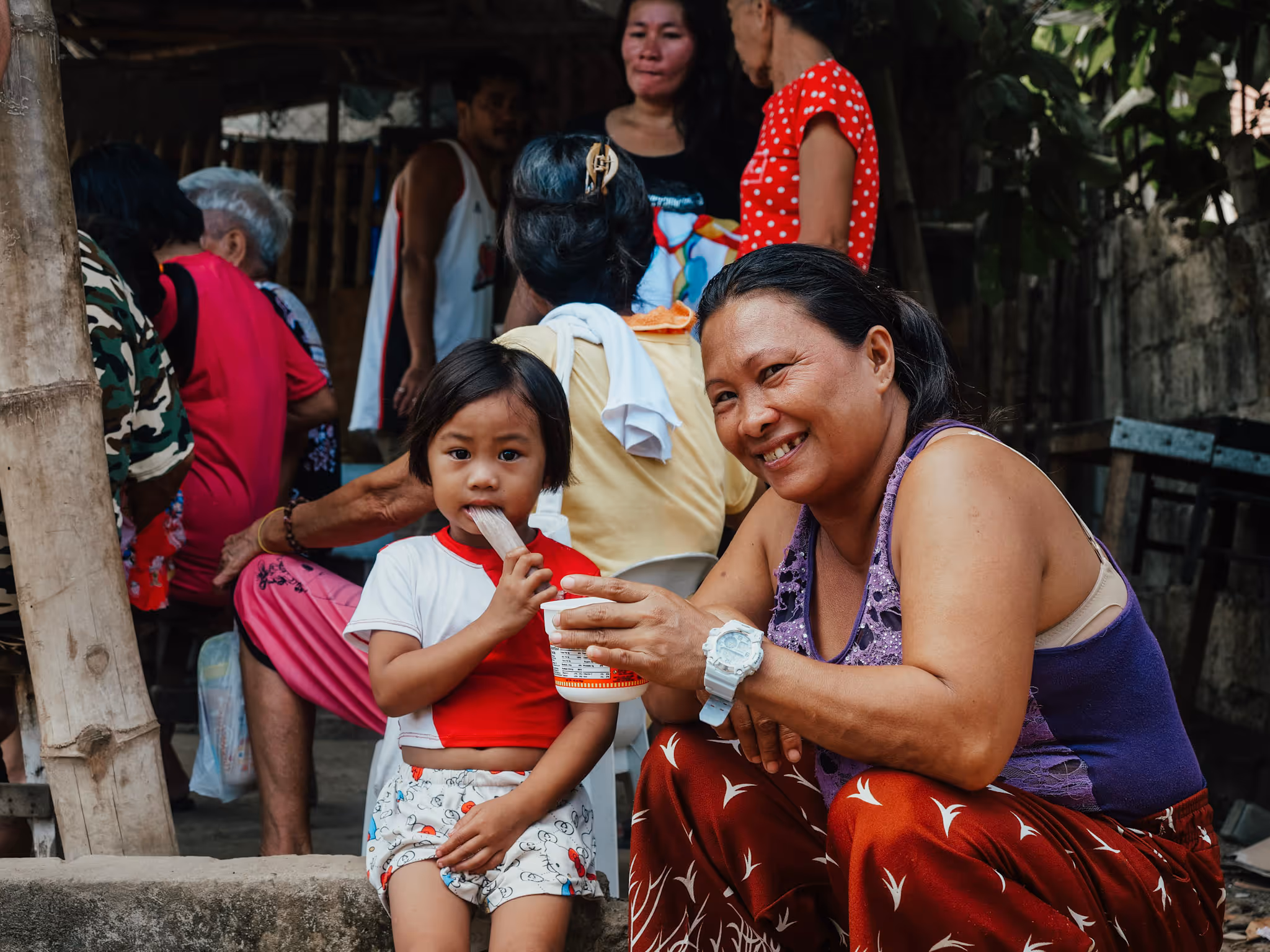 Kids and their moms typically are always present. A great time for pastors to build connection with the community.