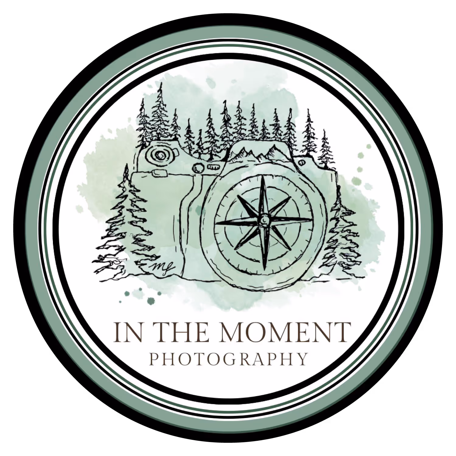 Logo for In The Moment Photography
